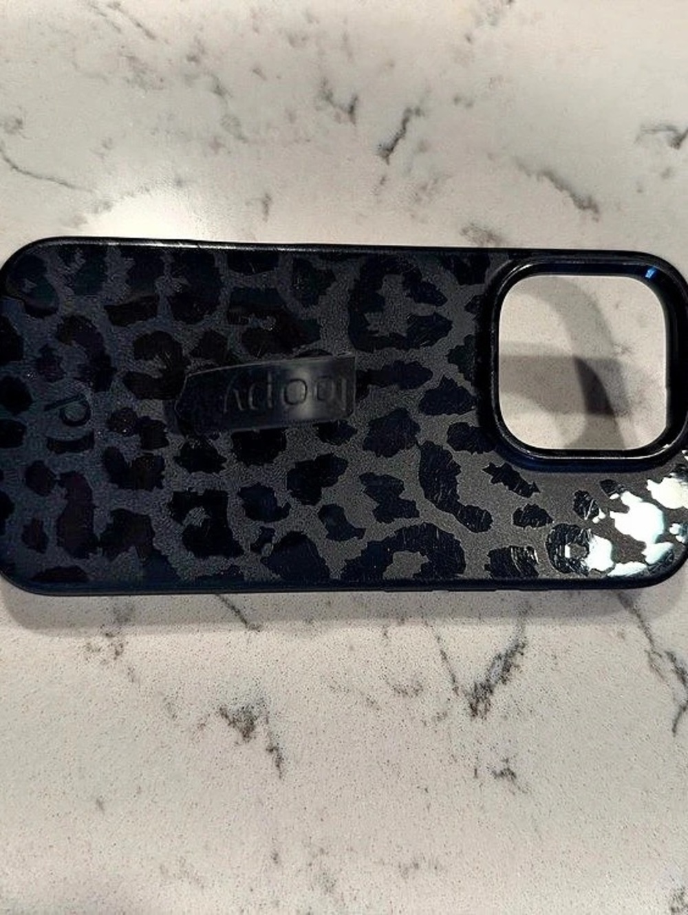 Loopy midnight Leopard Print Phone Case
